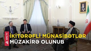 Xələf Xələfov İran Prezidenti ilə görüşüb – APA TV