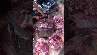 Best neck piece of meat cutting. #shorts #bestmeat #neckpiece #pieceofmeat #meatcutter #butcherknife