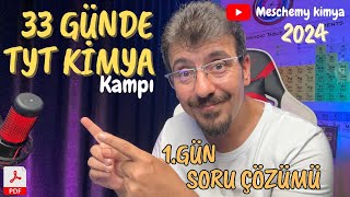 Kimya Bilimi 1 Soru Çözümü | 33 Günde TYT Kimya Kampı | 9. Sınıf | 1. gün