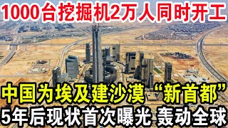 1000台挖掘机2万人同时开工！中国为埃及建沙漠“新首都”，5年后现状首次曝光轰动全球