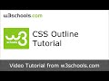 W3Schools CSS Outline Tutorial