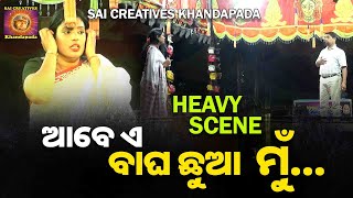 ଆବେ ଏ ବାଘ ଛୁଆ ମୁଁ ||''ଆଖିର ଜନମ କାନ୍ଦିବା ପାଇଁ'' || Sai Creatives Khandapada || Heavy Scene