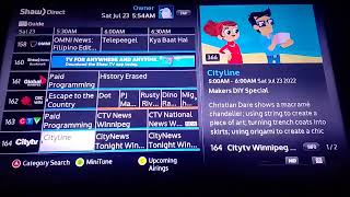 Shaw Direct TV Guide- July 23, 2022