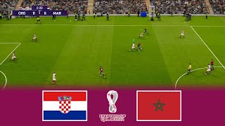 Croatia vs Morocco - FIFA World Cup Qatar 2022 3rd Place - Pes 2021 Patch 2023
