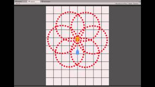 Unity Bullet Hell game prototype - Bullet pattern 1