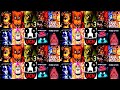 FNAF All JumpScares in 11 Minutes! FNAF 1 2 3 4, SL, FFPS, UCN, HW, COD, AR, SB (2014-2021)