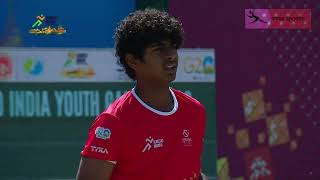 Tennis Boys QF - Aryan Shah (Gujarat) Vs Gagan Vimal (Tamil Nadu) | Khelo India Youth Games 2022