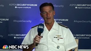 John Aquilino of the U.S. Indo-Pacific Command in conversation at Aspen Security Forum