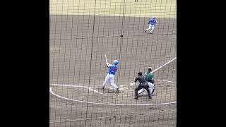 【欧州選抜代表】20240407　ノア選手の打撃フォーム　#shorts　#兵庫ブレイバーズ　ﾉｱ･ｴﾘｯｸ･ｳｨﾘｱﾑｿﾝ@高砂市野球場［さわかみ関西独立ﾘｰｸﾞ公式戦］