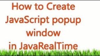 Opening new window using javascript ||JavaScript popup window