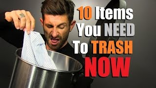 TRASH These 10 Items NOW!! Items In Your Wardrobe You Need To Throw Out (Donate)