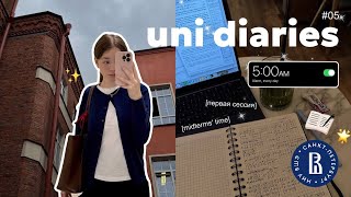 *STUDY VLOG* 📚 учеба на английском в ВШЭ // первая сессия, кофейни и теплые встречи!