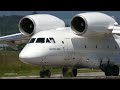 rare antonov an 74 ra 74006 take off at bern airport