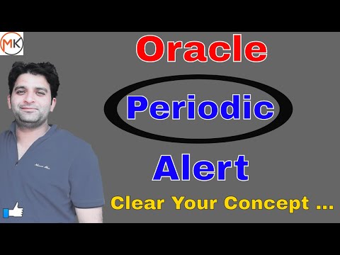 how to create periodic alert in oracle apps Oracle Shooter