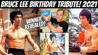 BRUCE LEE Birthday Giveaway Winner Revealed! | Bruce Lee Birthday Tribute 2021!