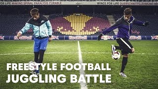 Hachim Mastour vs. Neymar Jr | Freestyle football juggling battle