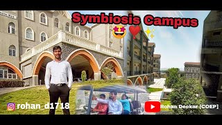 Symbiosis campus tour vlog | coepians at symbiosis | really its campus is amazing ||symbiosis ||COEP