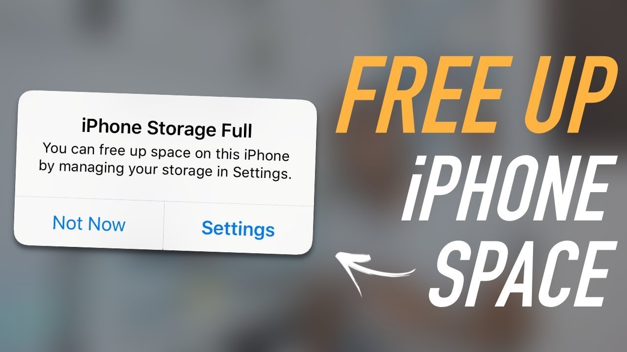 IPhone Storage Full Problem? How To Get More Storage On Iphone? - YouTube