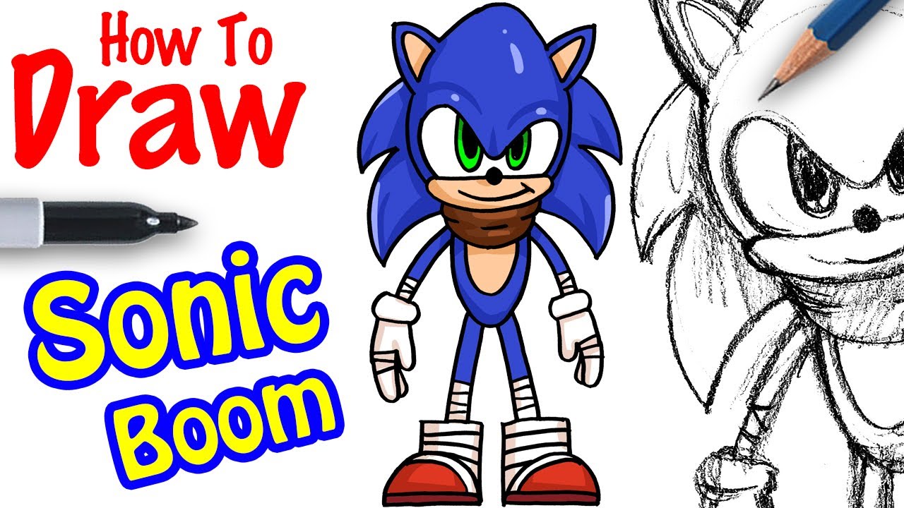 Sonic Boom Sonic The Hedgehog Drawing