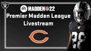 Trying to stay perfect against Justin Fields and the Bears! | Madden 22 Premier Madden League CFM