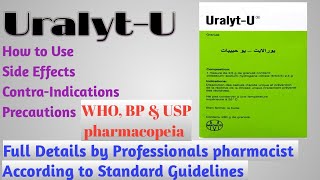 How to use Uralyt-U Granules || Uses, Side Effects,contra-indication and Dosage || precautions.