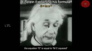 Sir Albert Einstein Explains His Own Equation | E = mc2 | Rare Video