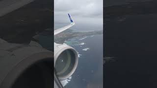 🛫離陸から3分後には雲の上(^o^)　宮古島 MMY A321 ANA