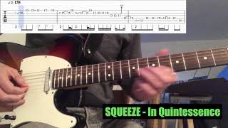 In Quintessence - Squeeze - Guitar Solo \u0026 Tab