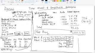Employee Time Sheet & PayCheck Database 3