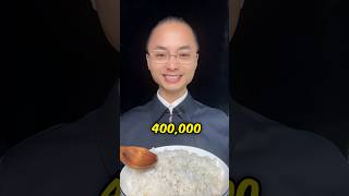 He ate 400,000 grains of rice 😱