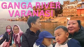 Boating on the Ganga River || ཆུ་མོ་གངྒཱ || Varanasi || Tibetan vlogger Derab Woeser