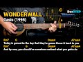 Wonderwall - Oasis (Guitar Chords Tutorial with Lyrics)