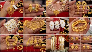 Matro 1 Gram Theke Biyer Sob Rokom Goyna o Gold Jewellery | Earrings/Necklace/Choker/Angti/Bala 27