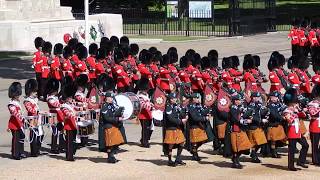 Trooping the Colour-The Irish Guards, The Colonels Review 10th June 2017.