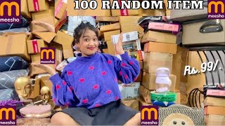 100 Meesho Huge Trendy *Rondom* Item Haul 🤭 || Omg 😰 Kya Mangwaya Tha Kya Bheja Hai 😭 || Under Rs.?