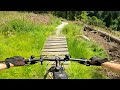 pętla międzygórze szybki i płynny zjazd. singletrack