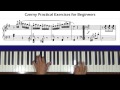 czerny practical exercises for beginners op. 599 no. 45 piano tutorial