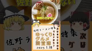 【ラーメンの聖地】佐野市の名店を巡る！佐野ラーメン特集【ゆっくり解説】 #グルメ #餃子 #料理 #food  #ゆっくり解説 #ラーメン