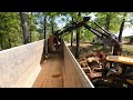 Tree Removal Cleanup with big Excavator