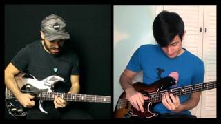 EPIC SLAP BASS BATTLE - Davie504 \u0026 Miki Santamaria