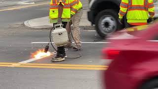 Removing Road Paint