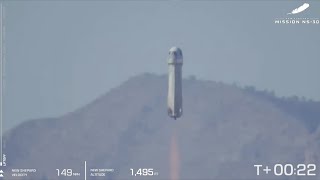 Blastoff! Blue Origin launches crew to suborbital space for 10th time