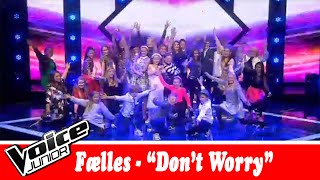 Team Waf, Team Oh Land og Team Joey Moe synger Madcon feat Ray Dalton – ‘Don’t Worry’ – Voice Junior
