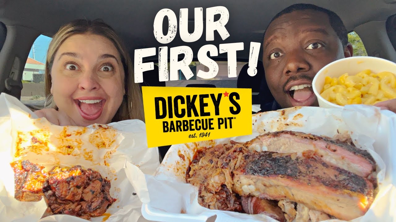 First Time Trying Dickey's BBQ! Our Honest Review - YouTube