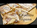 Crostata Vegana all'Albicocca, Senza Uova e Senza Latte con Frolla Perfetta, non si Sbriciola!