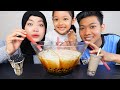 MUKBANG BOBA BROWN SUGAR MILK😋‼️(MUNTAH BOBA)