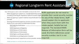 Regional Long-term Rent Assistance training