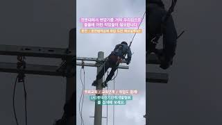 교육연계/ 무료교육에서 취업까지! / 가공배전 / 전기외선 / 전기기능사 / 전기자격증 / 외선공사 / 활선