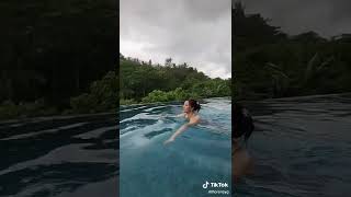 mandi pakai bikini, #shorts #shortvideo #bikini #gadis #tranding #viral #video