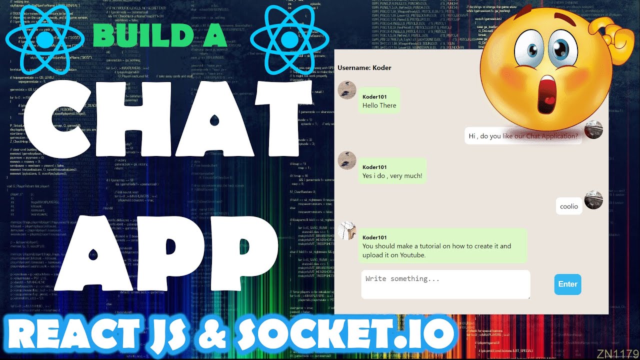 Build A SIMPLE CHAT APP Using REACT JS And Socket.IO - YouTube